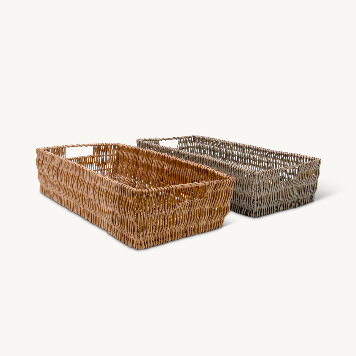 Large Deep Wicker Tray