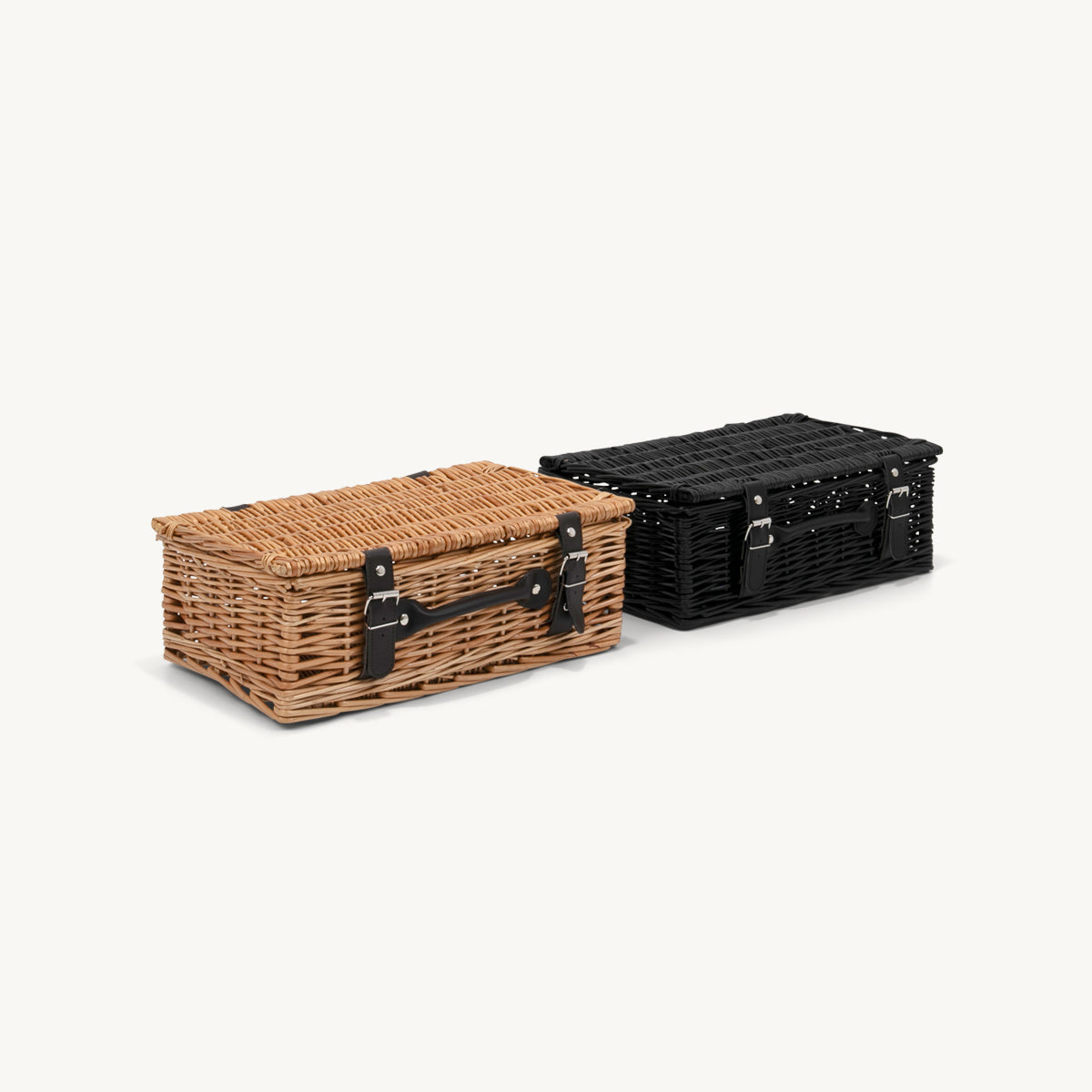 14 Inch Natural Wicker Hamper (pk 1)  WK14NS