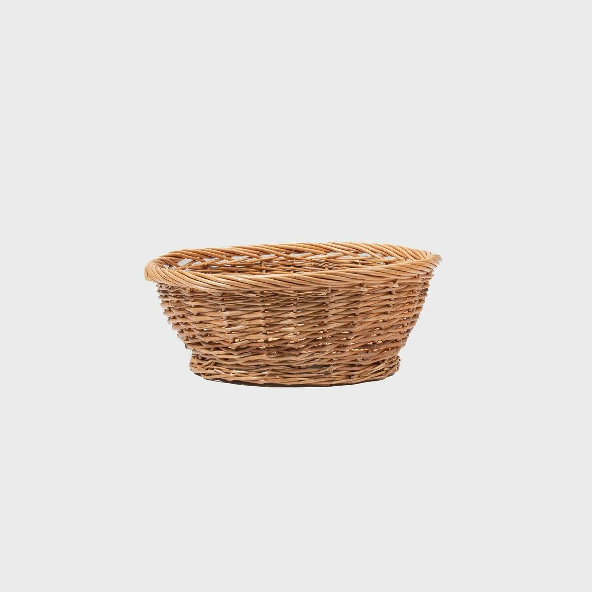 Small Round Wicker Basket