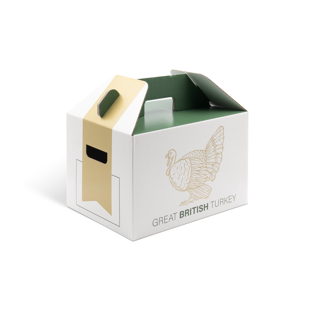 Small Great British turkey box 7kg 320mm