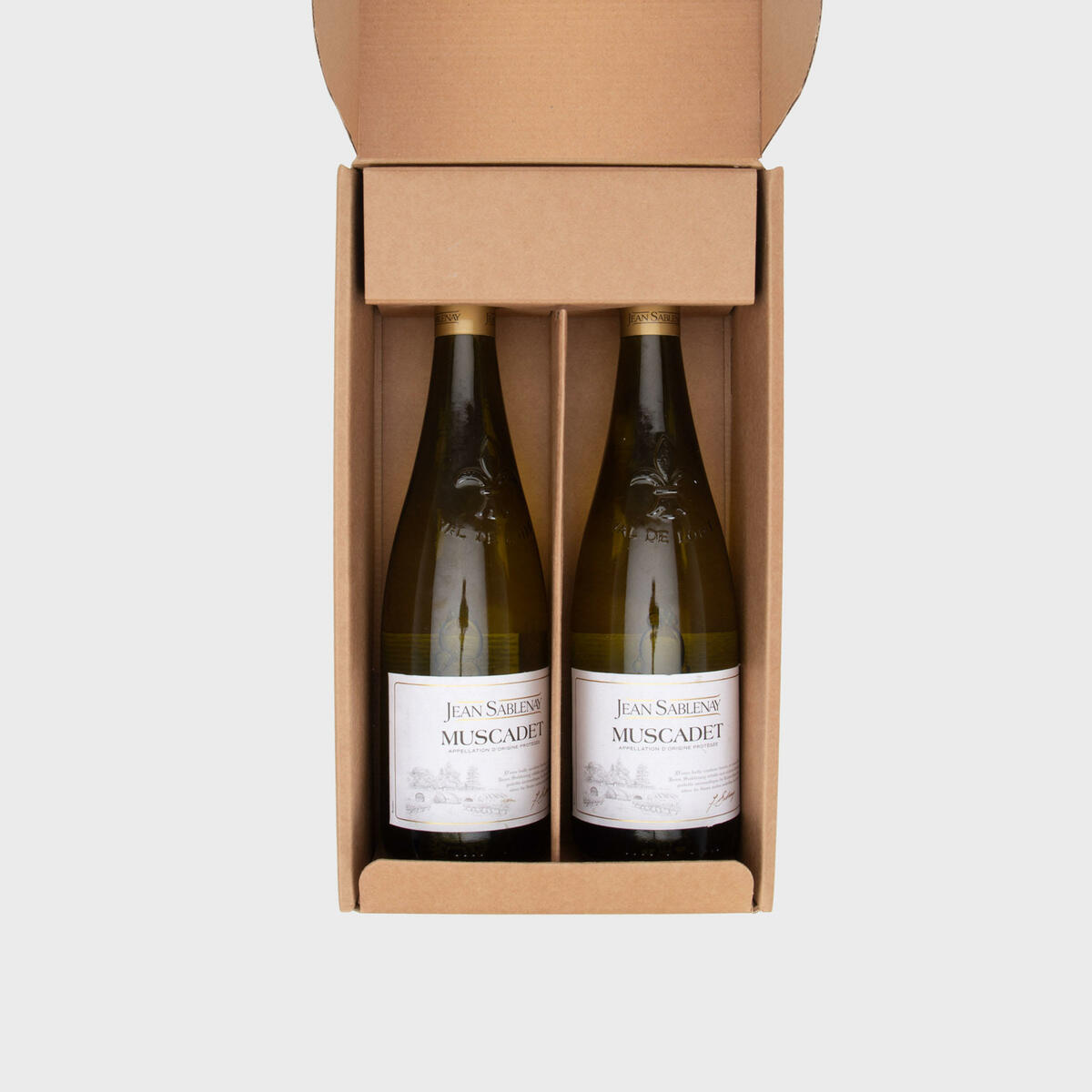 2 Bottle Front Opening Gift Box