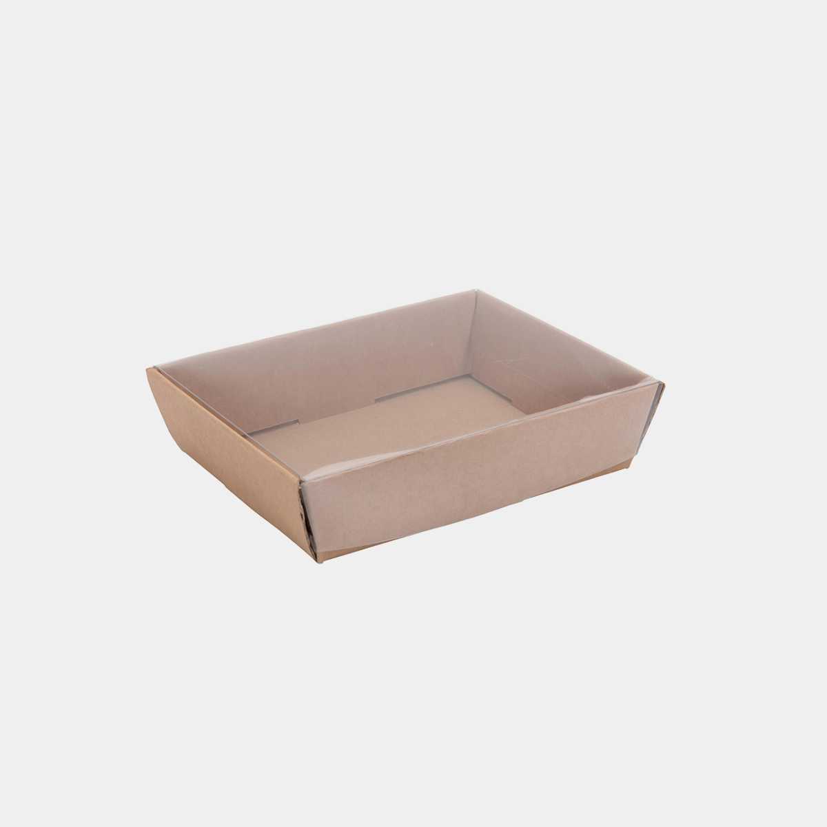 Small Kraft Half Height Card Tray