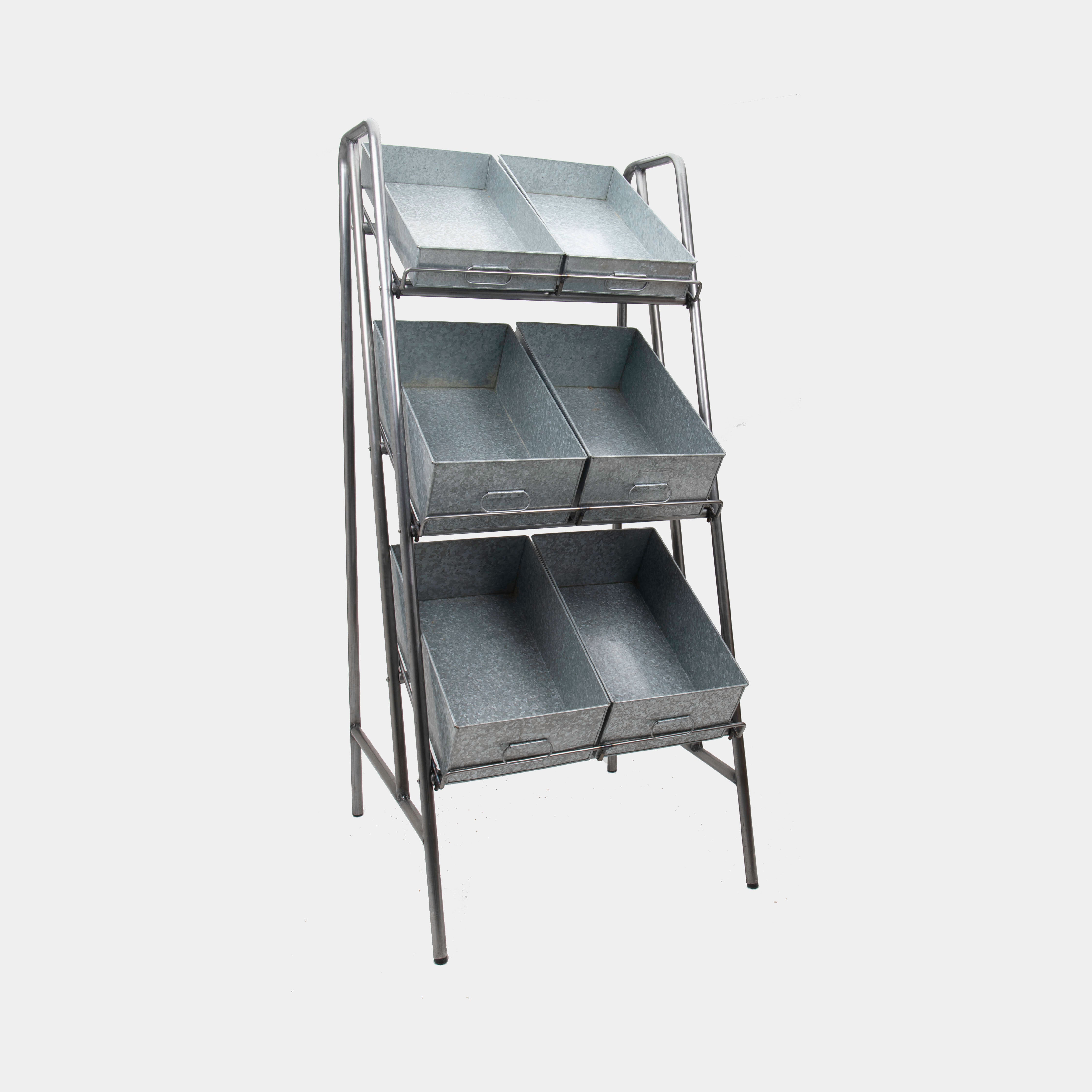 Camberwell Retail Stand 3 Shelf With Chatto Metal Tray