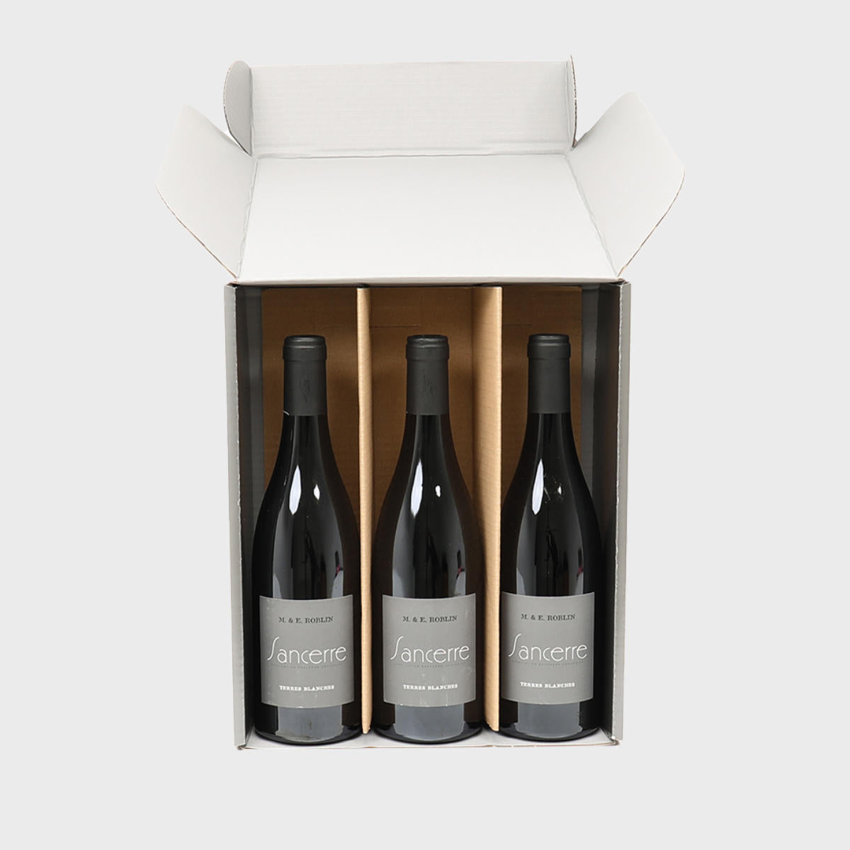 3 Bottle Front Opening Gift Box