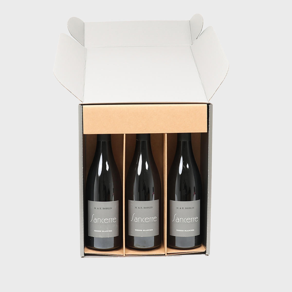 3 Bottle Front Opening Gift Box