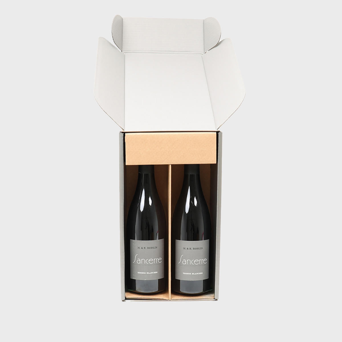 2 Bottle Front Opening Gift Box