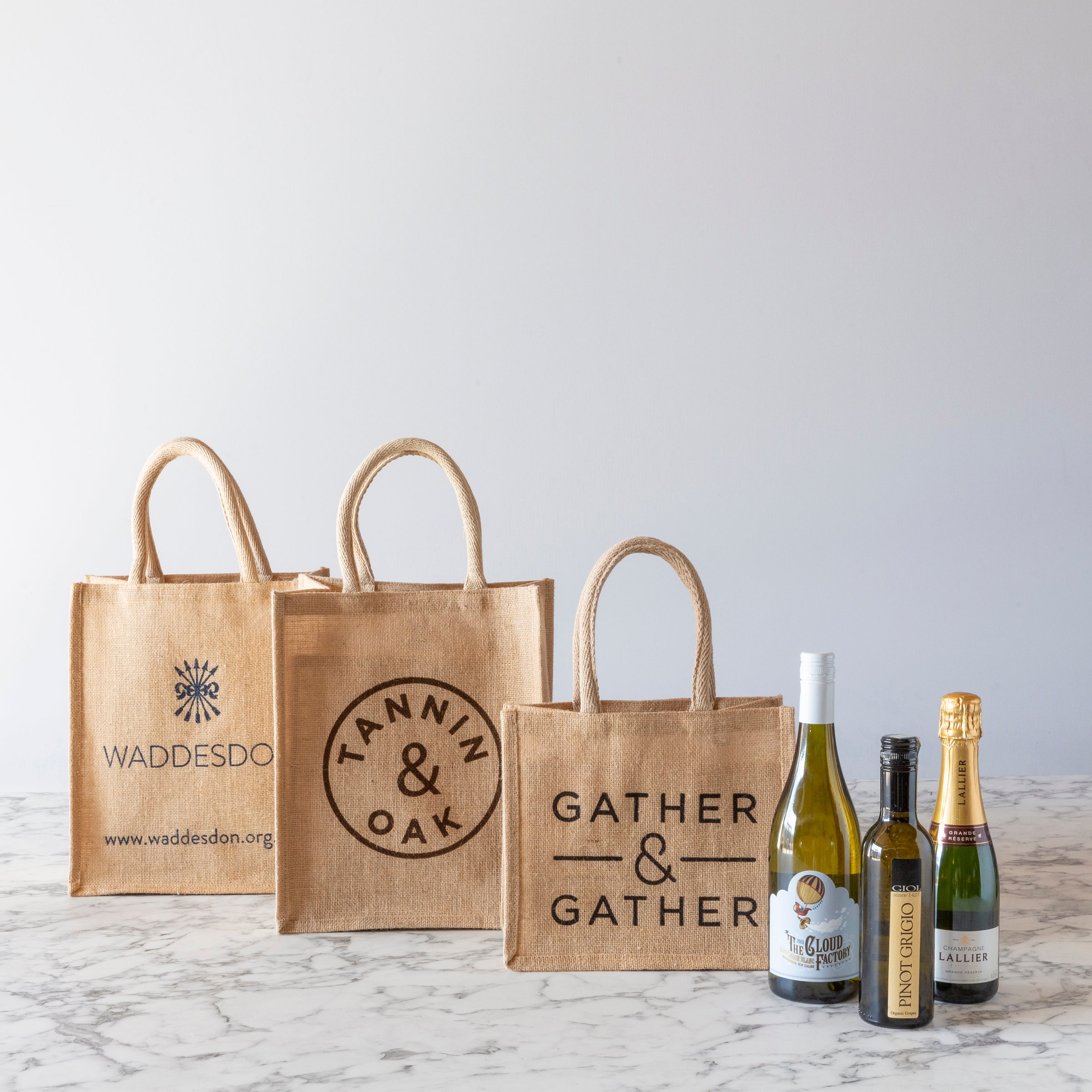 Sustainable branded fabric bags