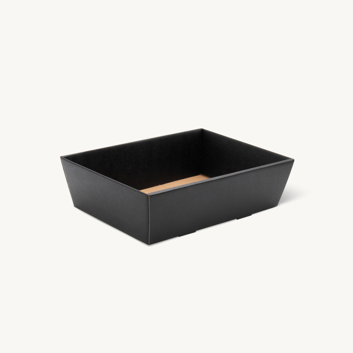 Medium card gift tray with structured, low-profile walls and open-top design.