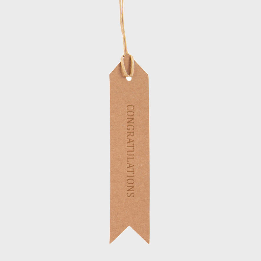 Congratulations gift tag.