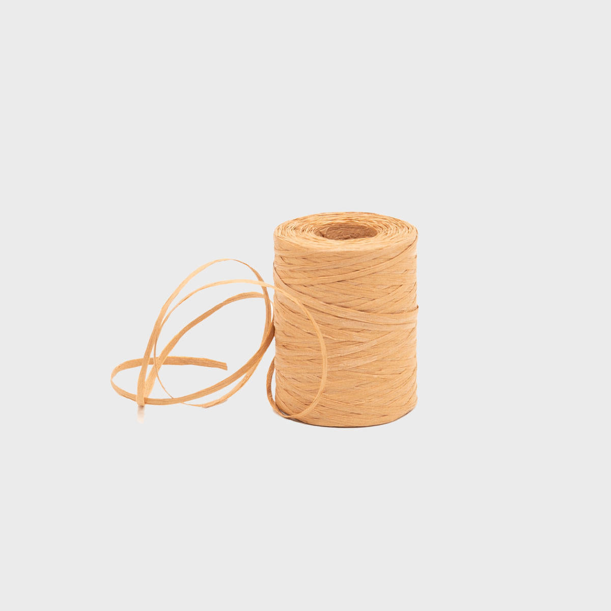 Paper raffia ribbon 200m roll with a high-quality finish used as a decorative accent.