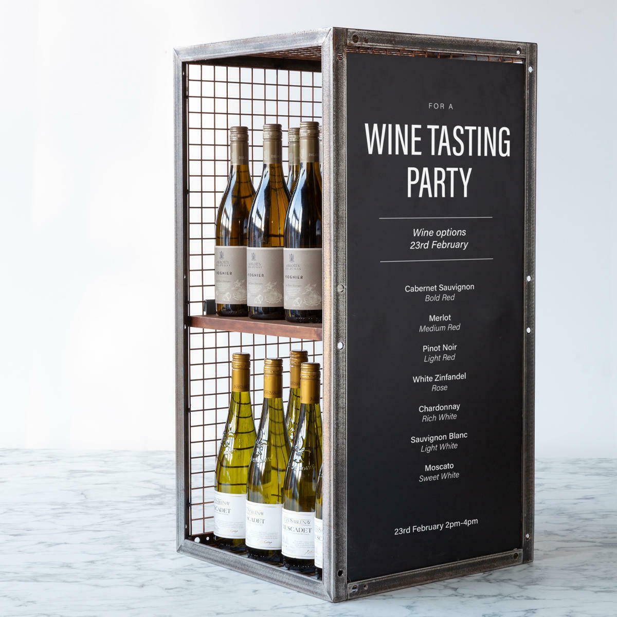 BRIX large magnetic chalkboard panel with a clean surface for visible retail messaging.