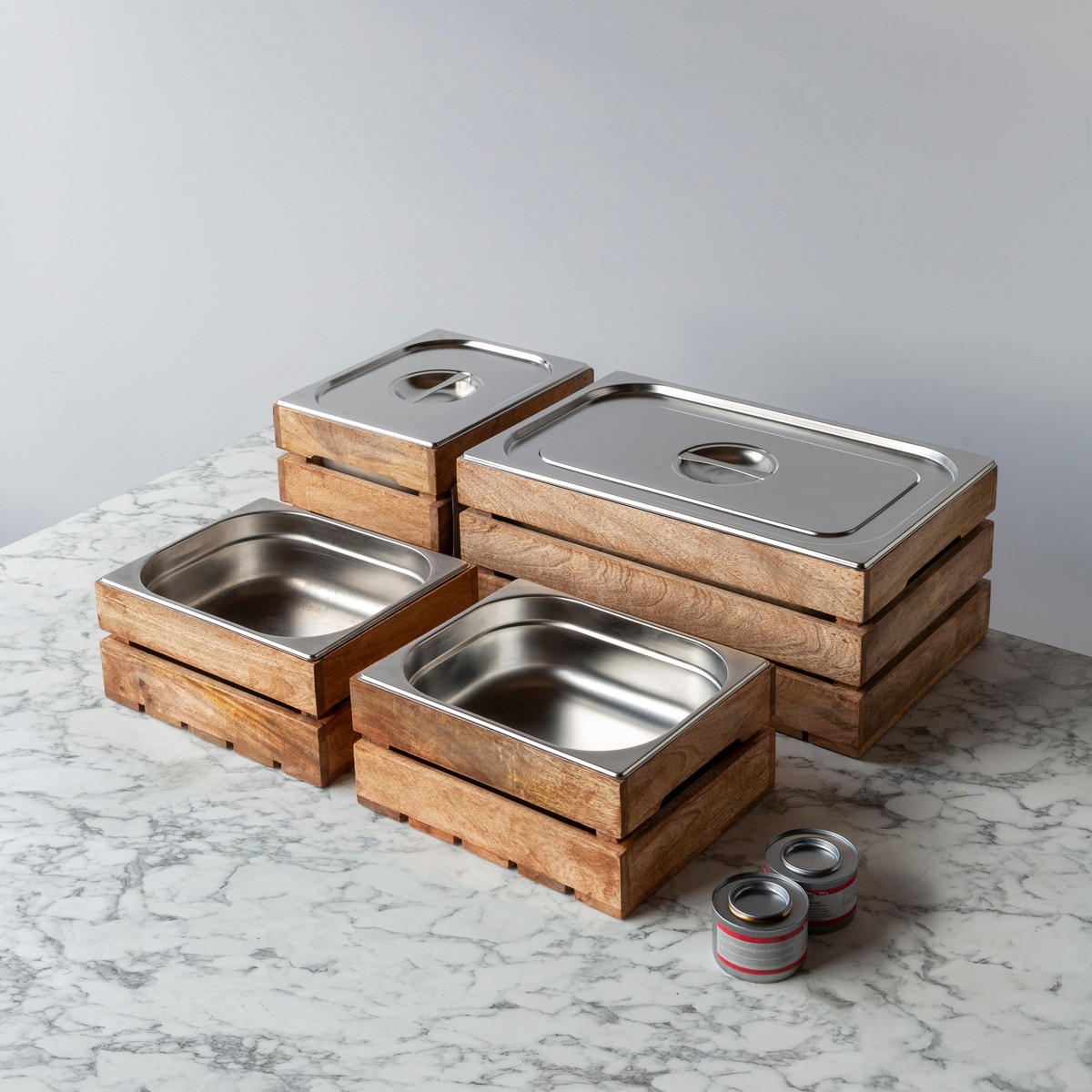 Clifton mango wood display crate.
