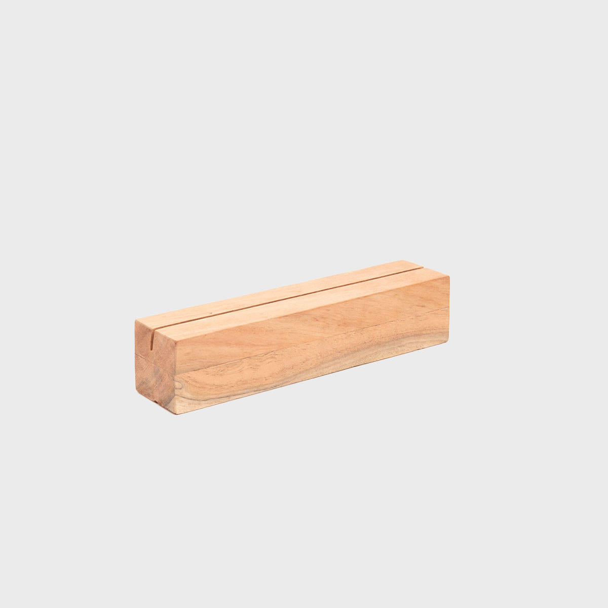 Acacia chalkboard stand - 3mm slot with a clean surface for visible retail messaging.