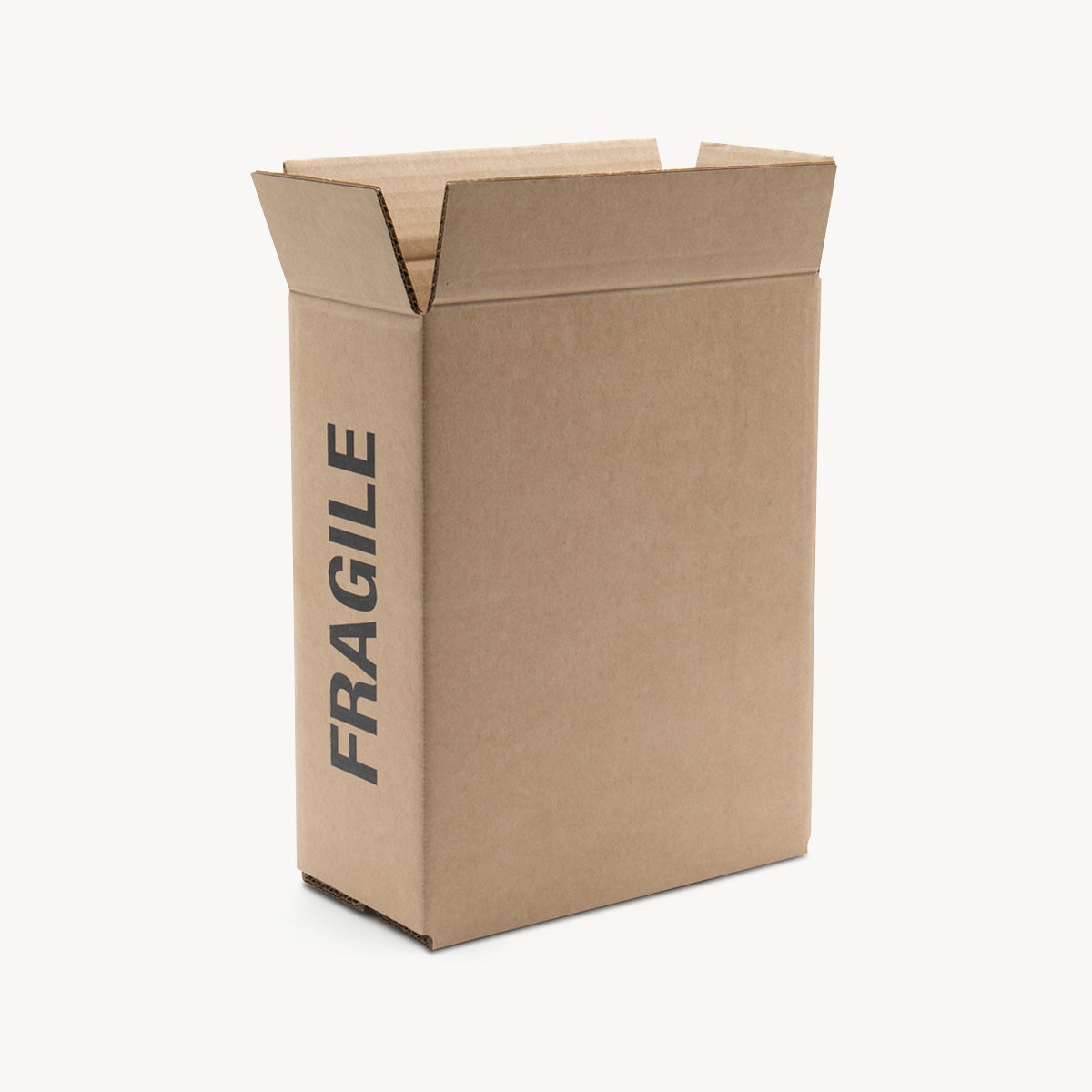 Small card tray protective outer with structured, low-profile walls and open-top design.