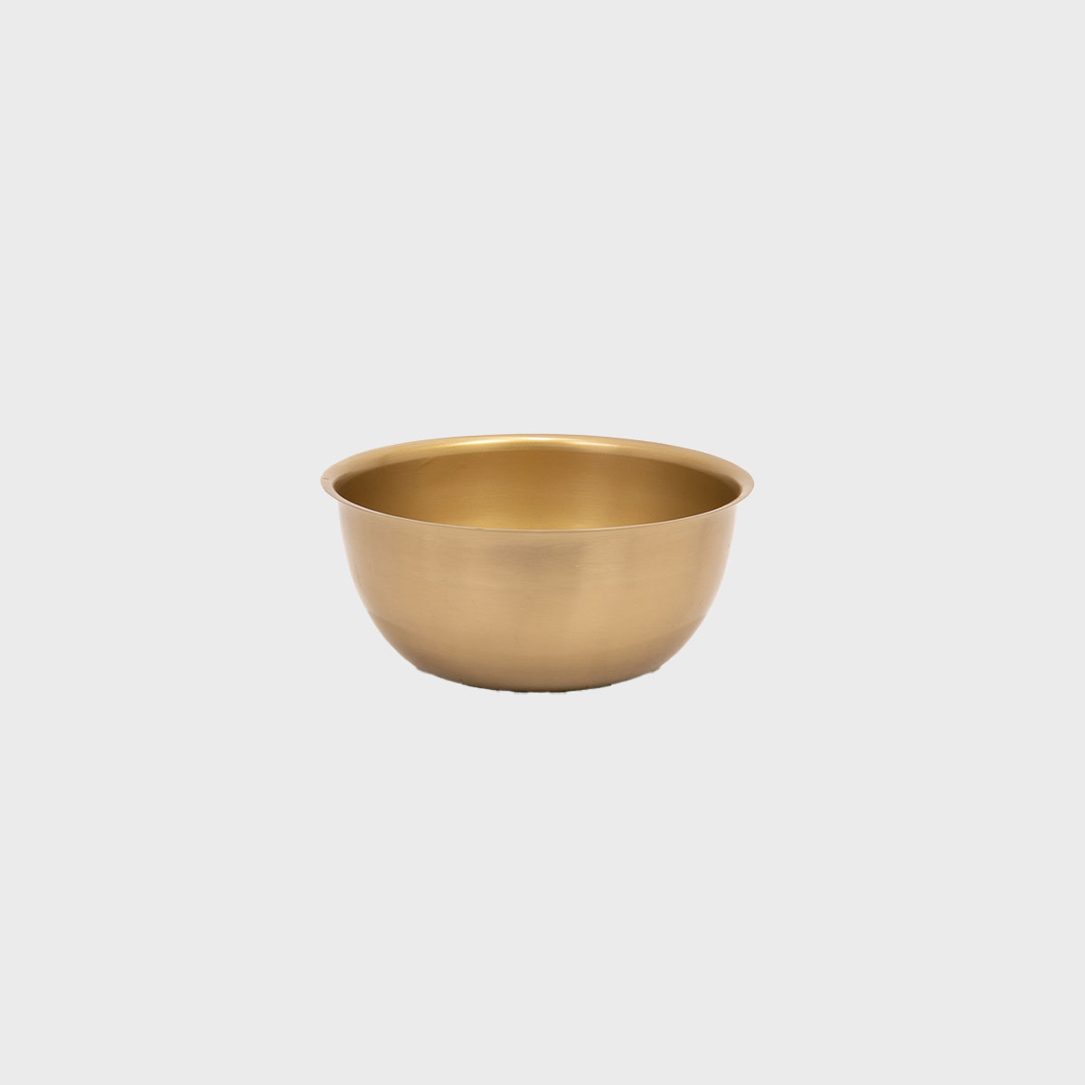 Kelso matte brass bowl.