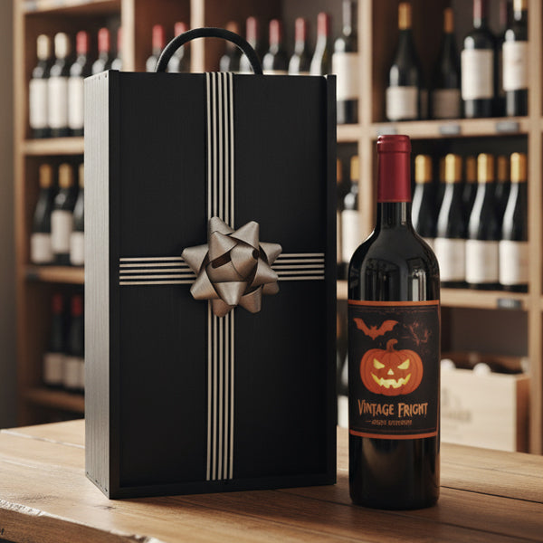 Wine packaging for Halloween