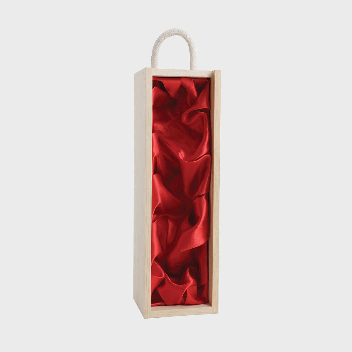 Silk lining for wooden bottle boxes with premium natural wood grain and secure hardware closures.