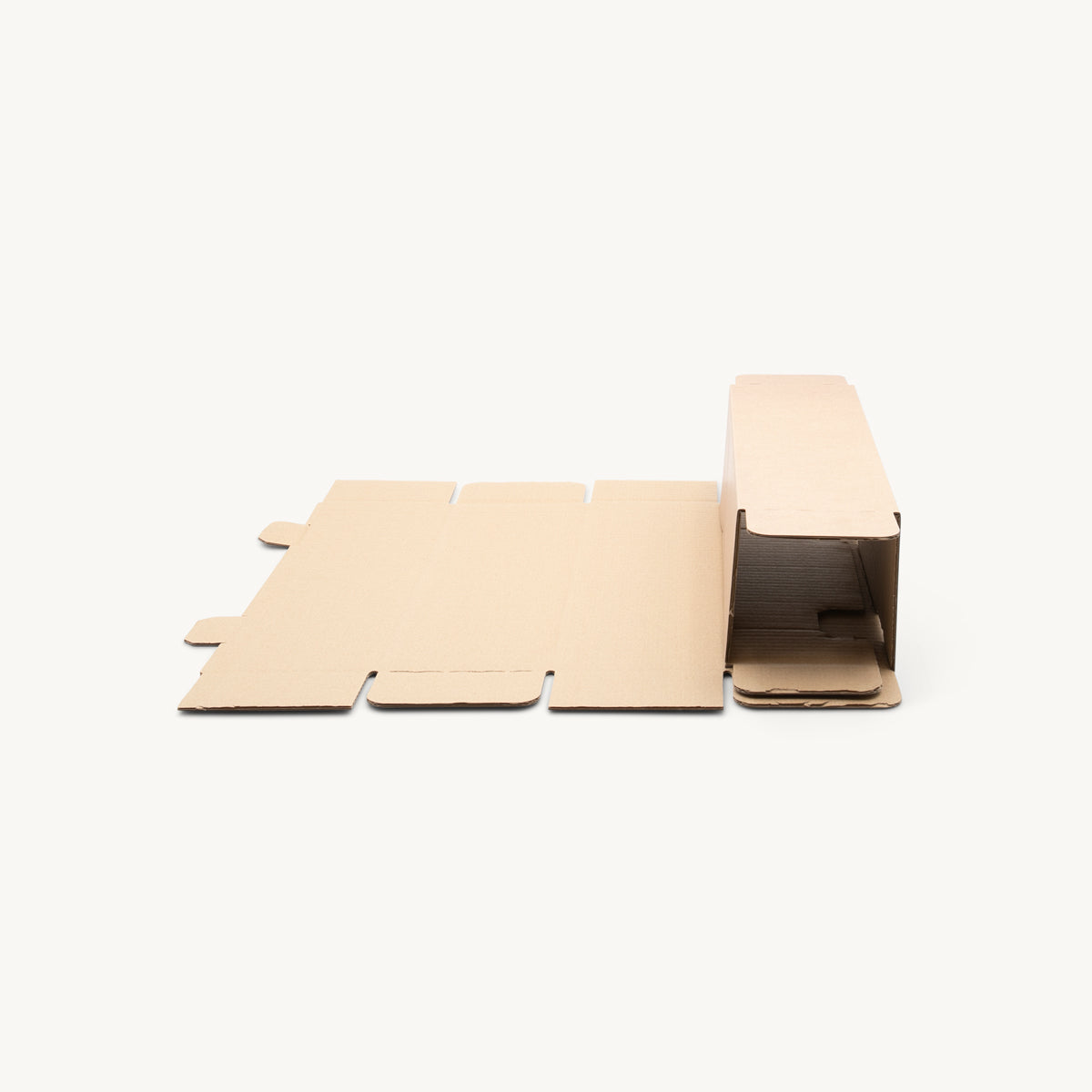 1 Bottle wrap around shipping box from thick, impact-resistant inner for bottle security.