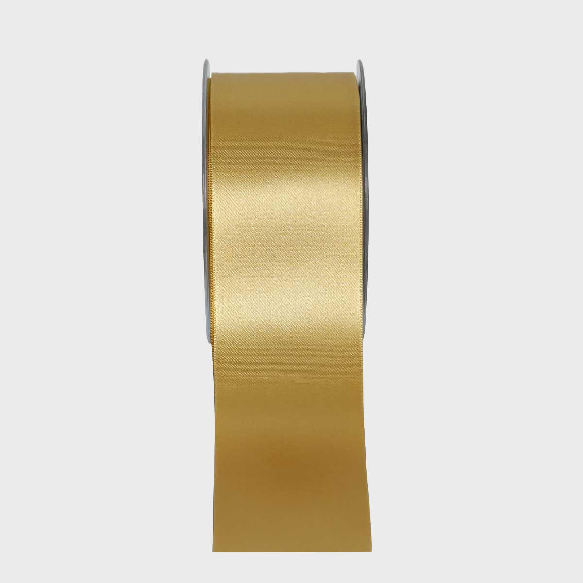 50mm Recycled satin ribbon with a high-quality finish used as a decorative accent.