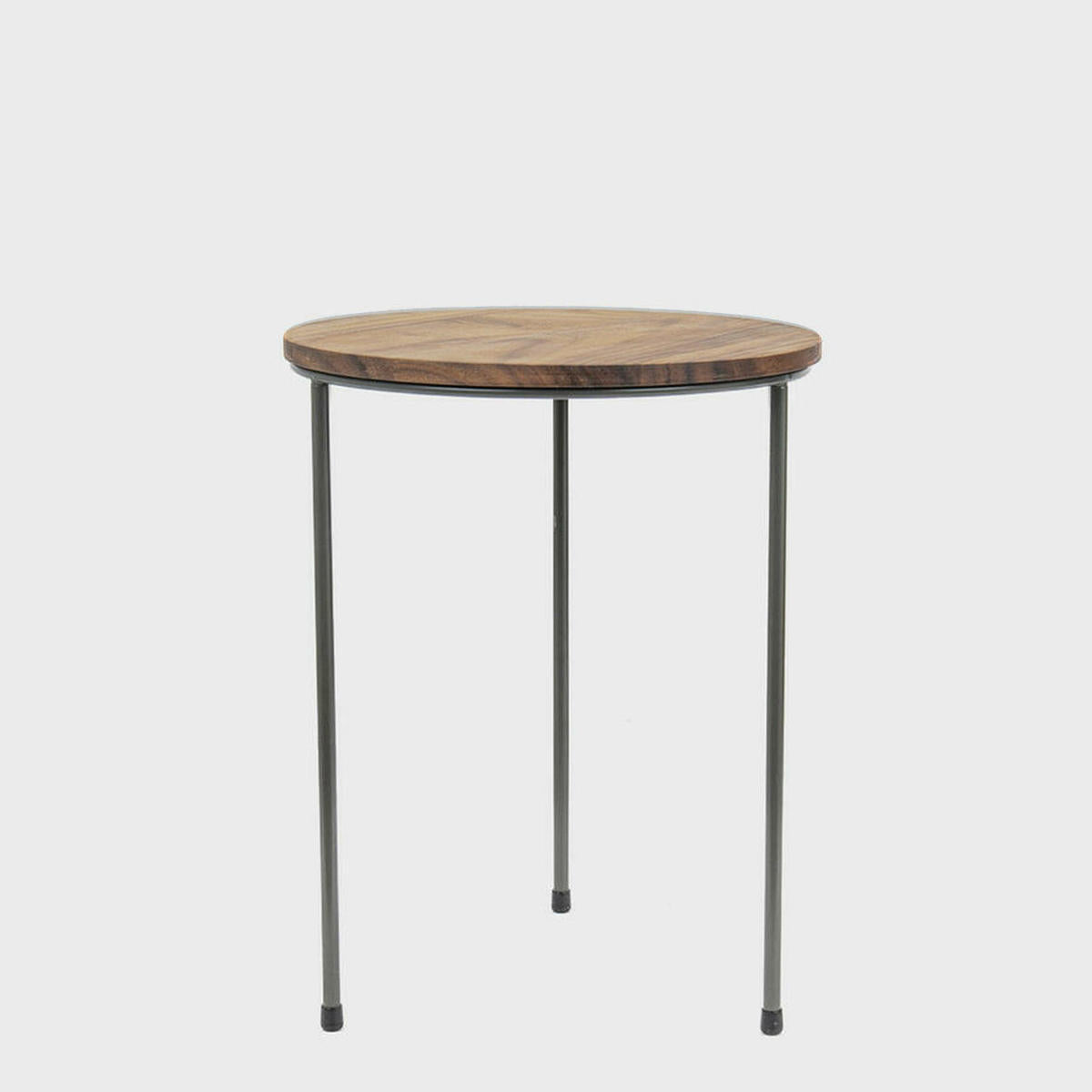 Matlock countertop stand with dark wood board.