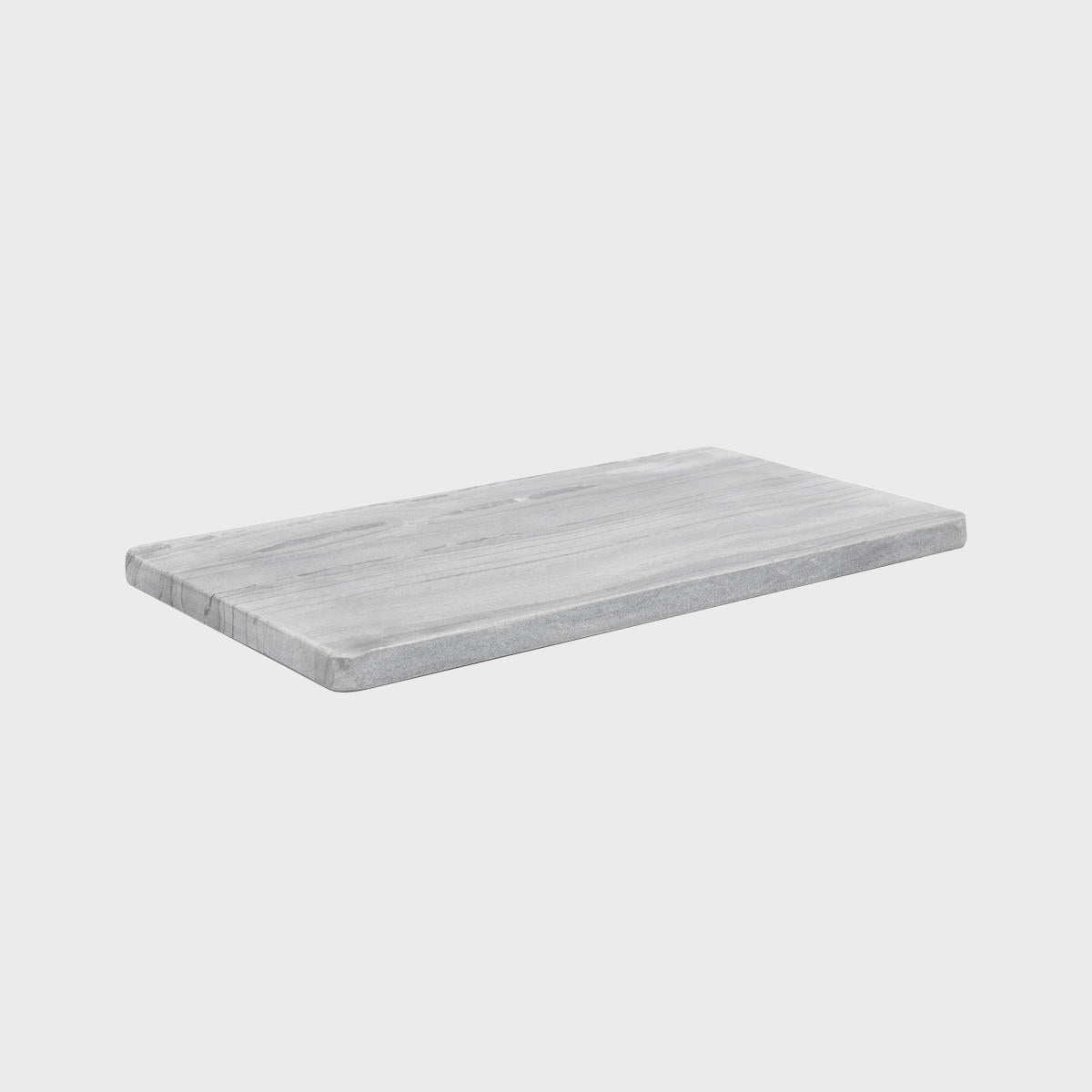 Grey marble gastronorm serving board GN1/3 crafted from durable hardwood with natural grain detail.