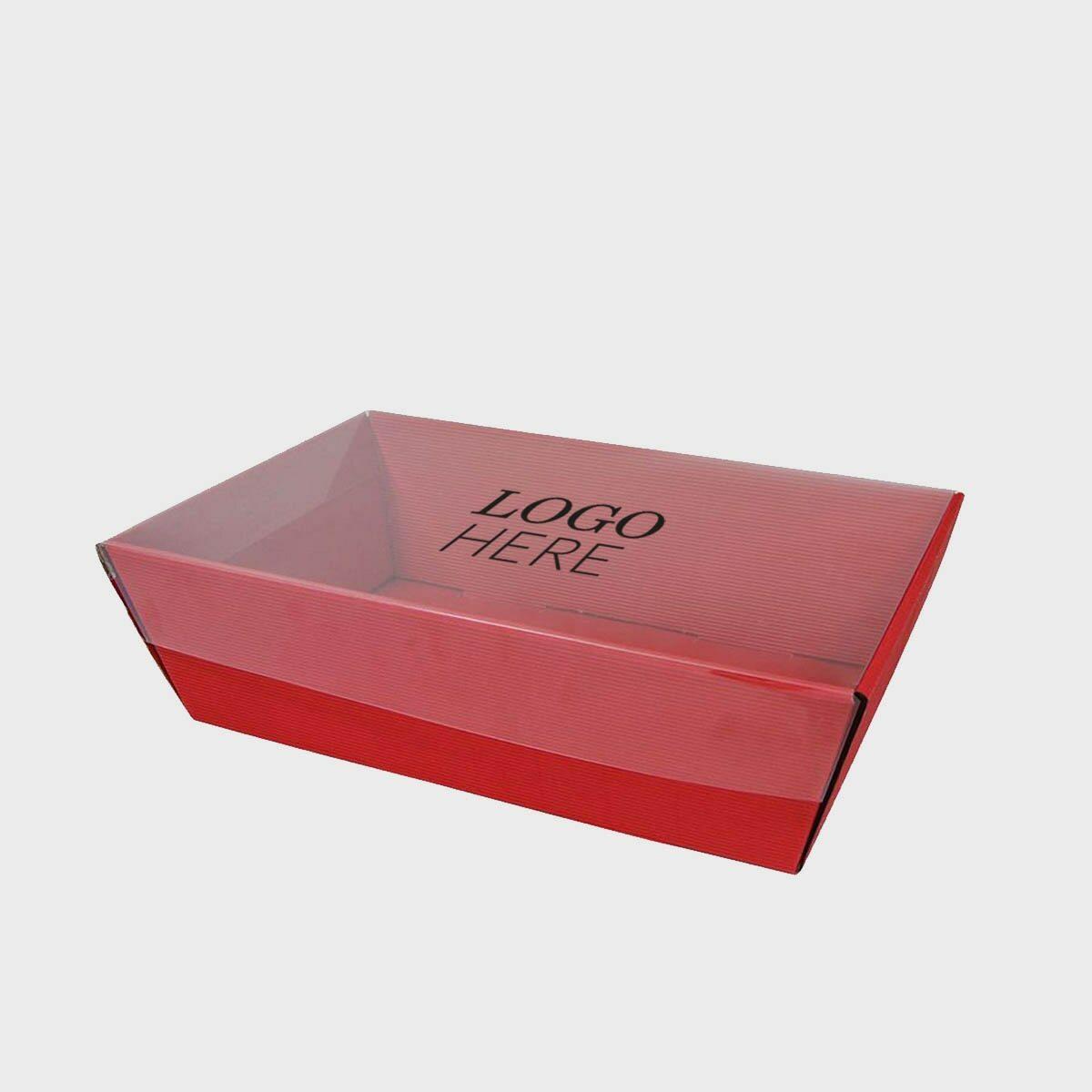 Medium fluted card tray with structured, low-profile walls and open-top design.