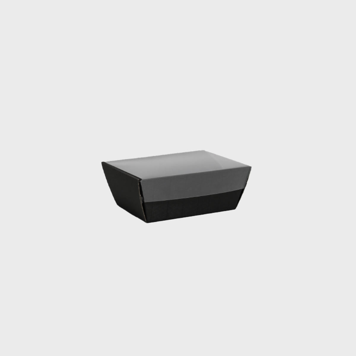 Small fluted card tray with structured, low-profile walls and open-top design.