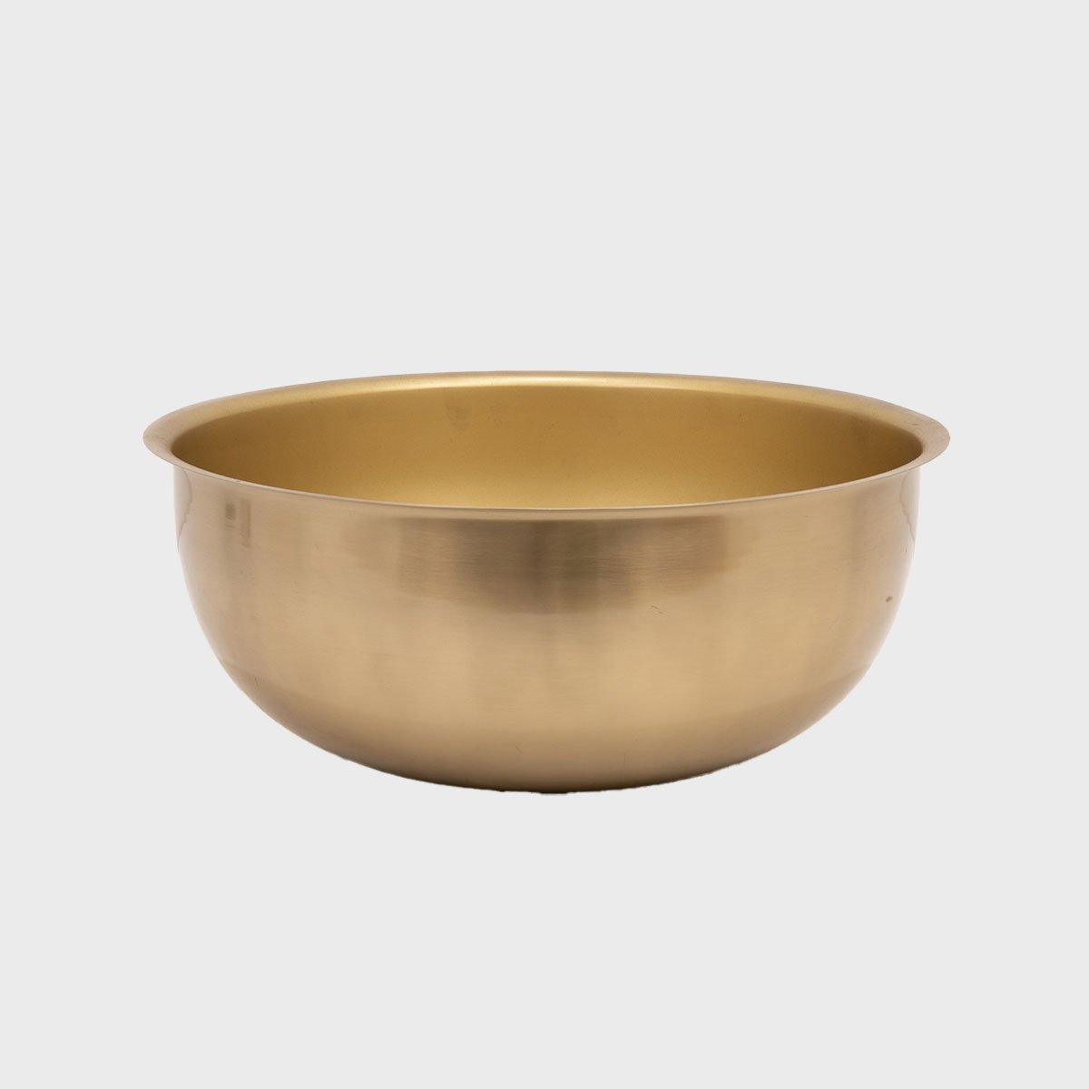 Kelso matte brass bowl.