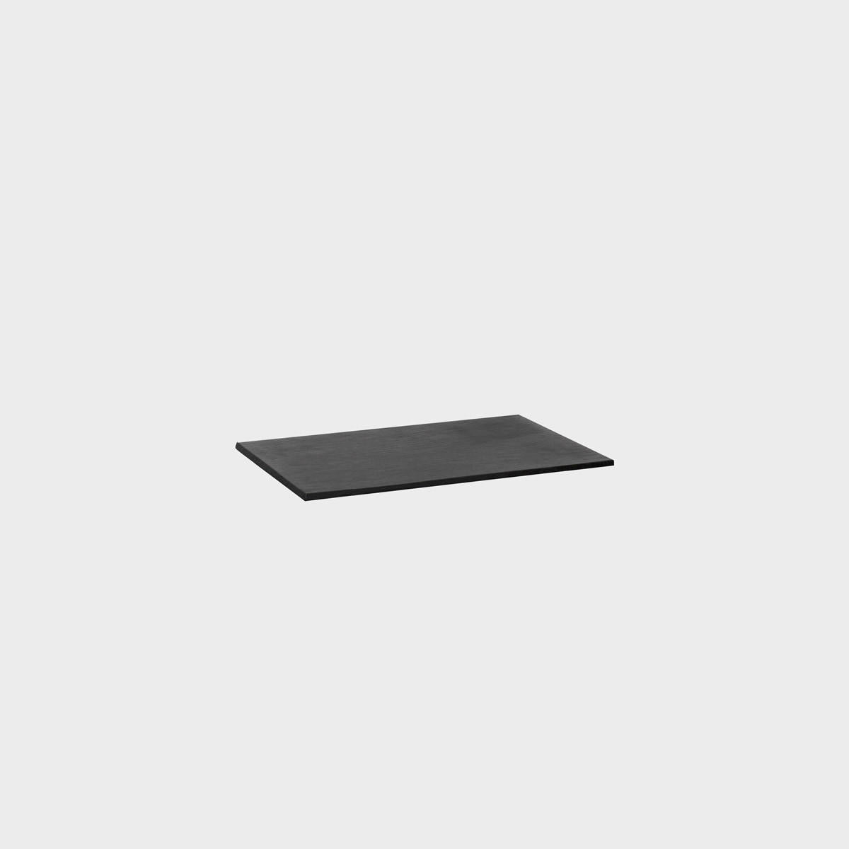 Slate effect melamine gastronorm serving board crafted from durable hardwood with natural grain detail.