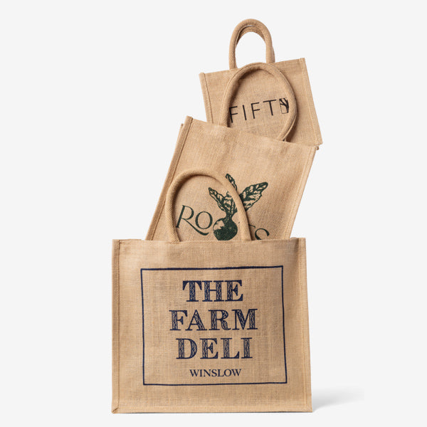 Collection of sustainable market bags 