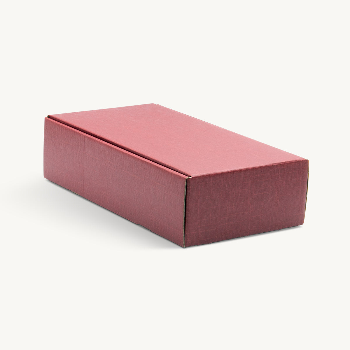 2 Bottle front opening gift box from high-density rigid paperboard.
