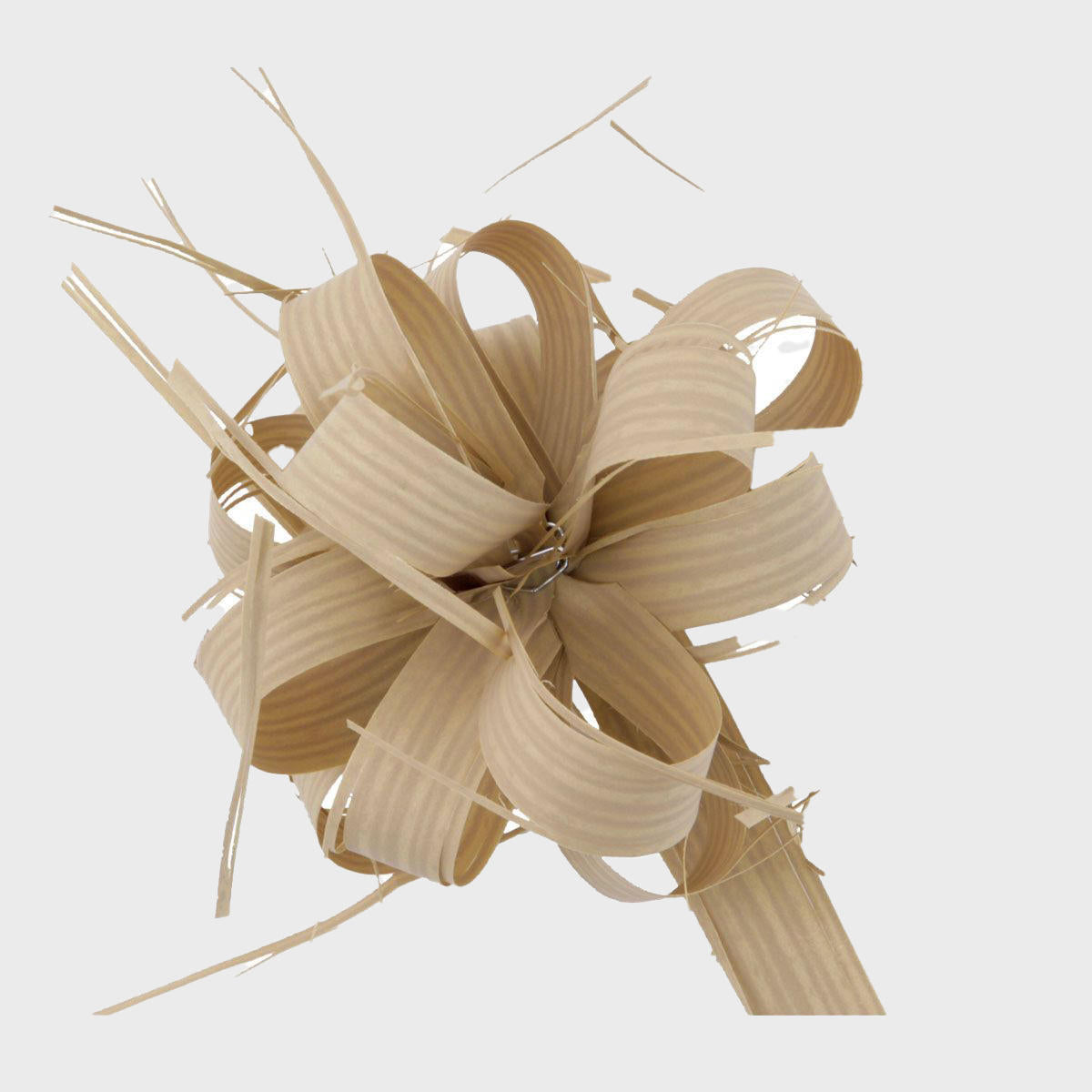 95mm Raffia pull bow with a high-quality finish used as a decorative accent.