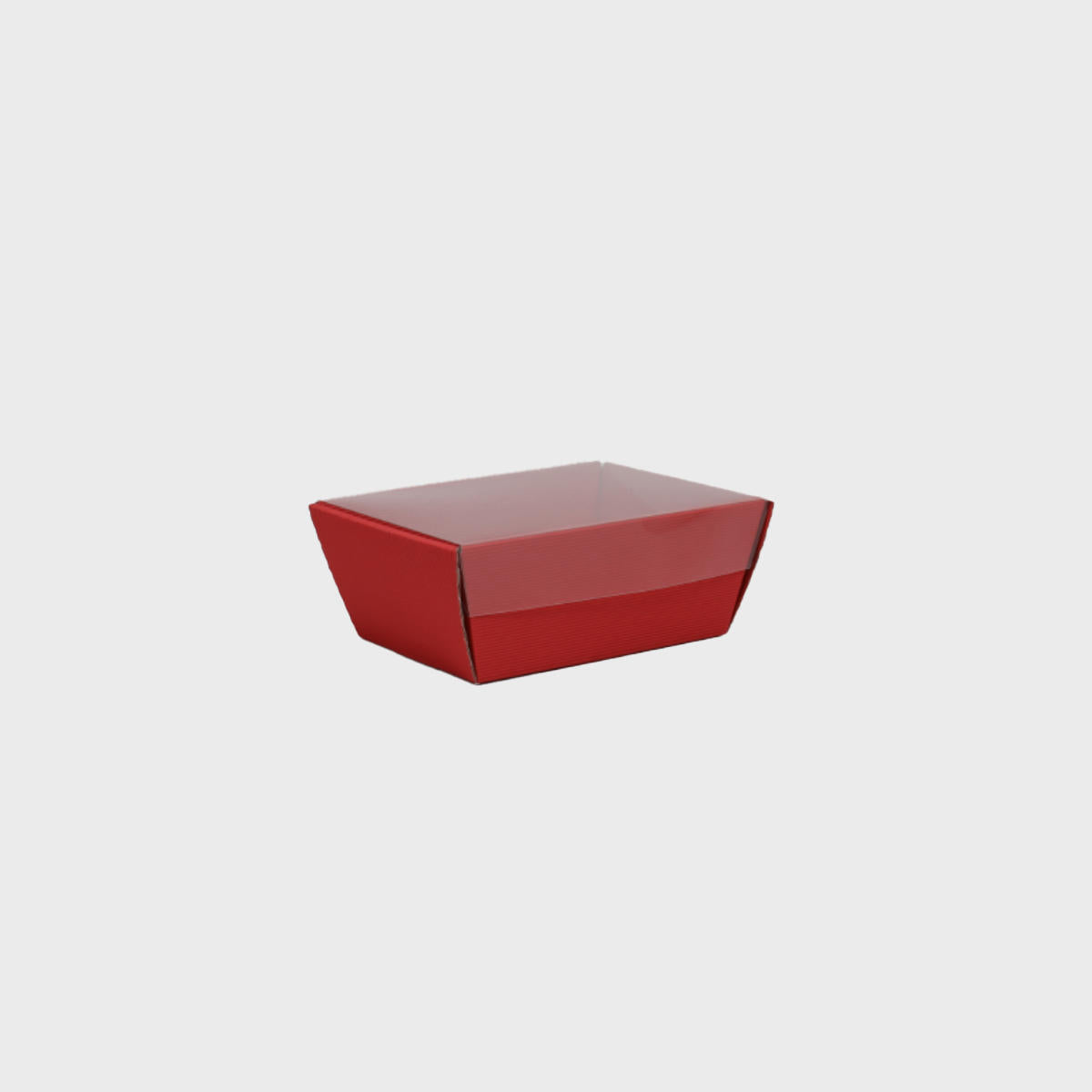 Small fluted card tray with structured, low-profile walls and open-top design.