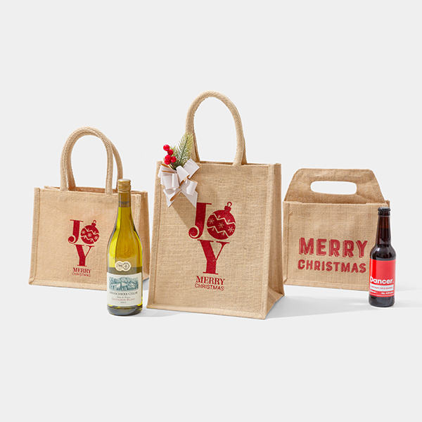 Branded fabric bags for Christmas