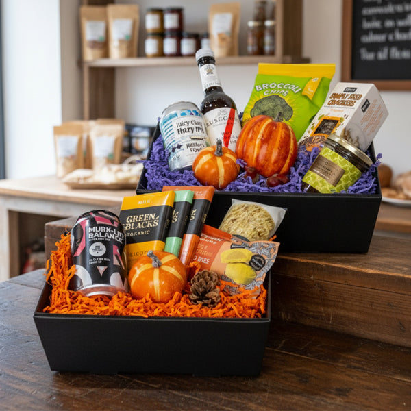 Build Halloween hampers in card trays