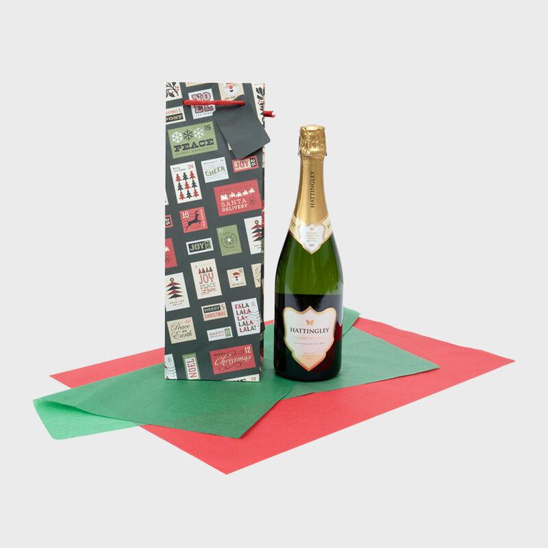 *DRAFT* 1 Bottle Christmas Stamp Gift Bag  B24XST