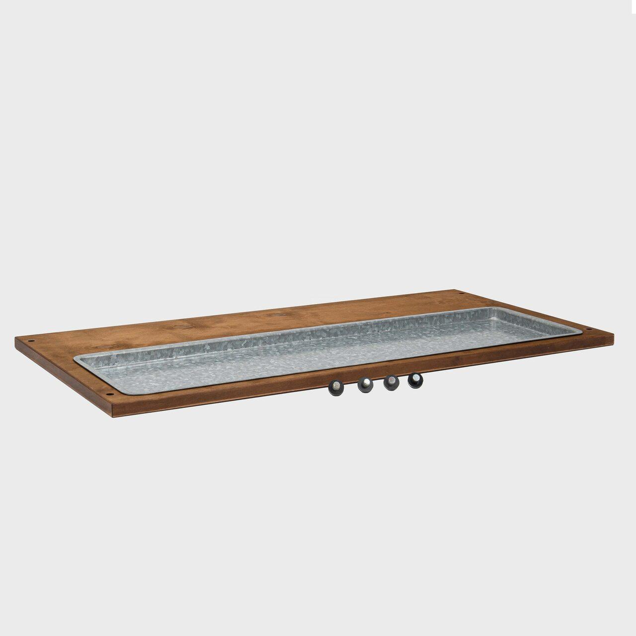 BRIX Top with Inset Galvanised Tray pk 1 BRC7