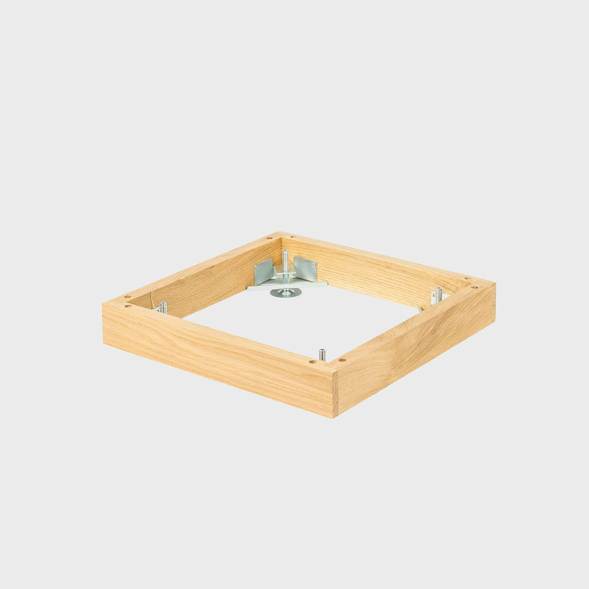 BRIX Light Oak Adjustable Plinth 40 x 40cm pk 1 BRK010