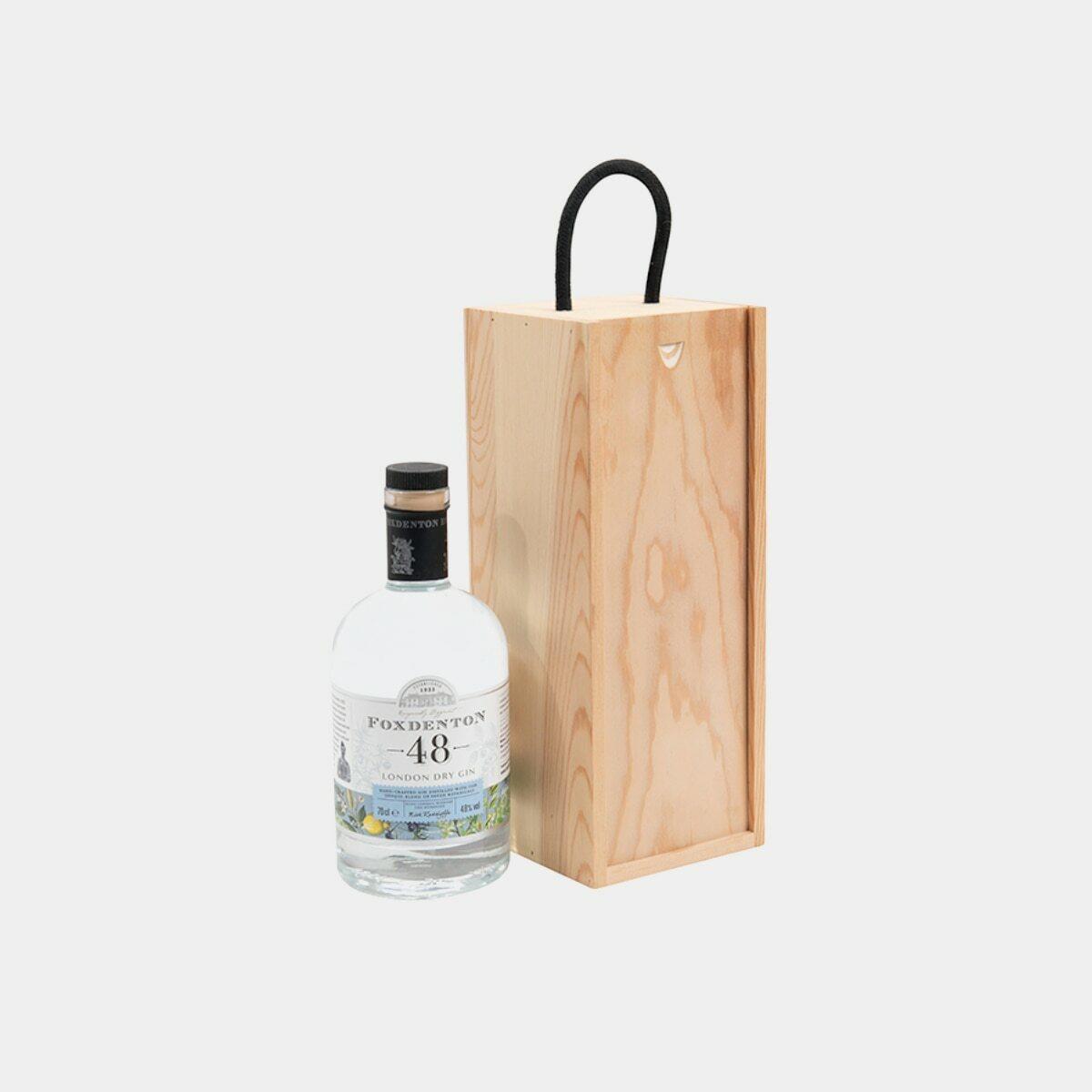 1 Bottle Wooden Spirit Box pk 12 BWSP1