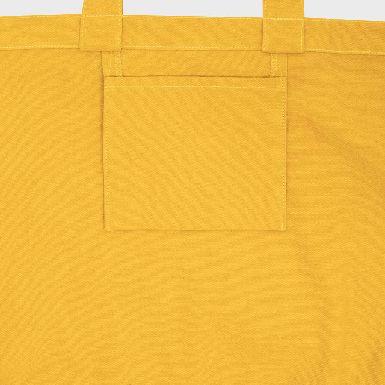 Mustard 8oz Recycled Cotton Bag with Inside Pocket pk 25 C8PMUS