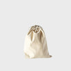 Extra Small Natural 5oz Cotton Drawstring Sack pk 25 GBDS20