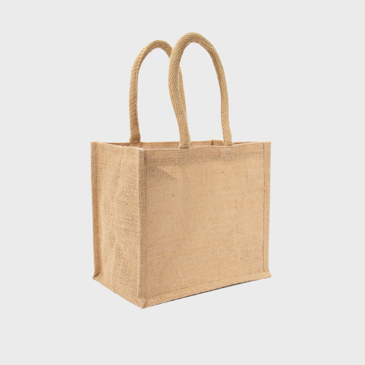 Small Jute Bag with Padded Handles pk 10 JM27NA