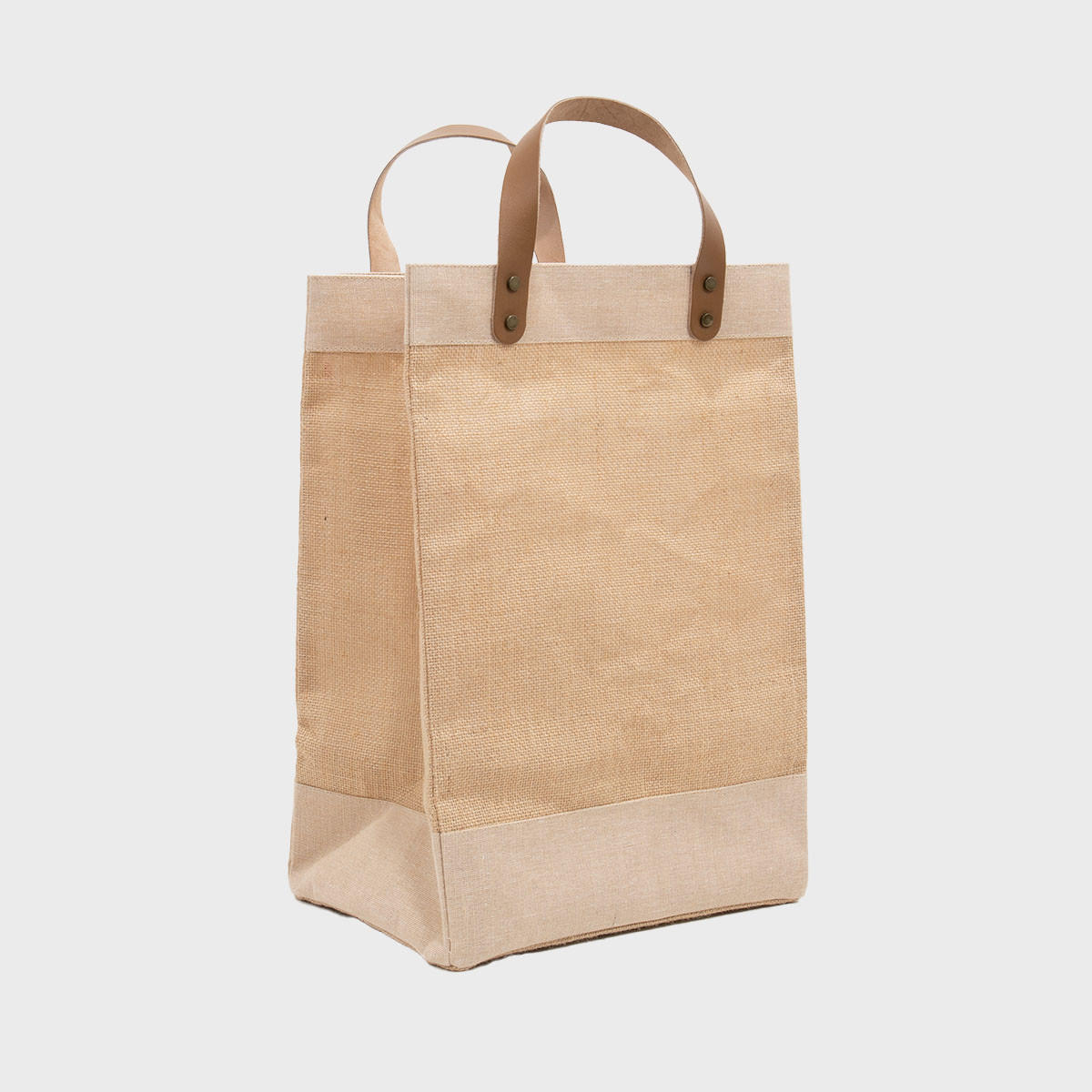 Tall Portrait Market Shopper Bag Natural (pk 5)  JSLHNP