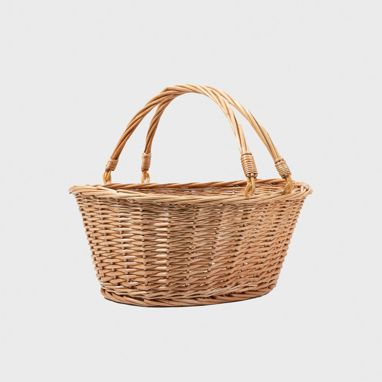 Oval Wicker Shopping Basket pk 1