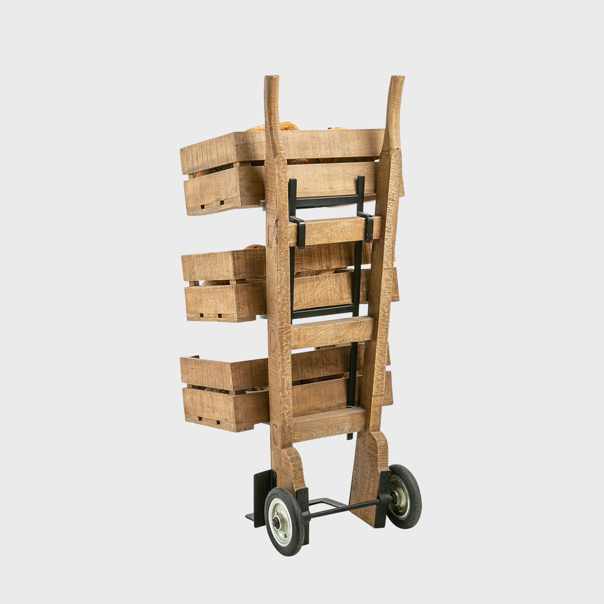 3 Tier Wooden Crate Sack Barrow pk 1 R18CSB