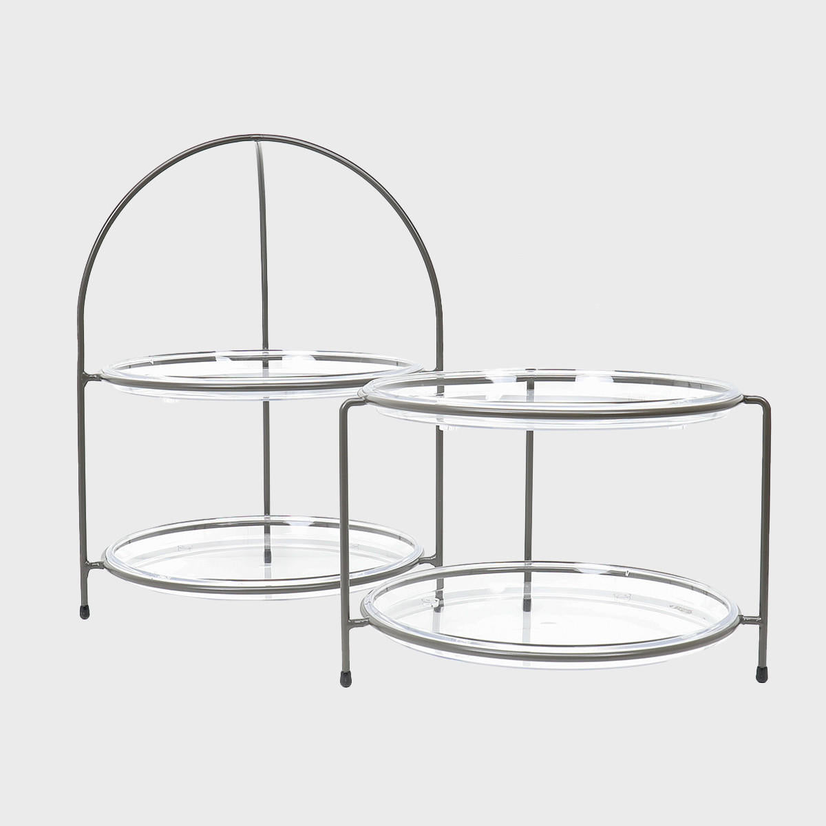 Leander 2 Tier Riser with Acrylic Trays pk 1 RCLAT-H