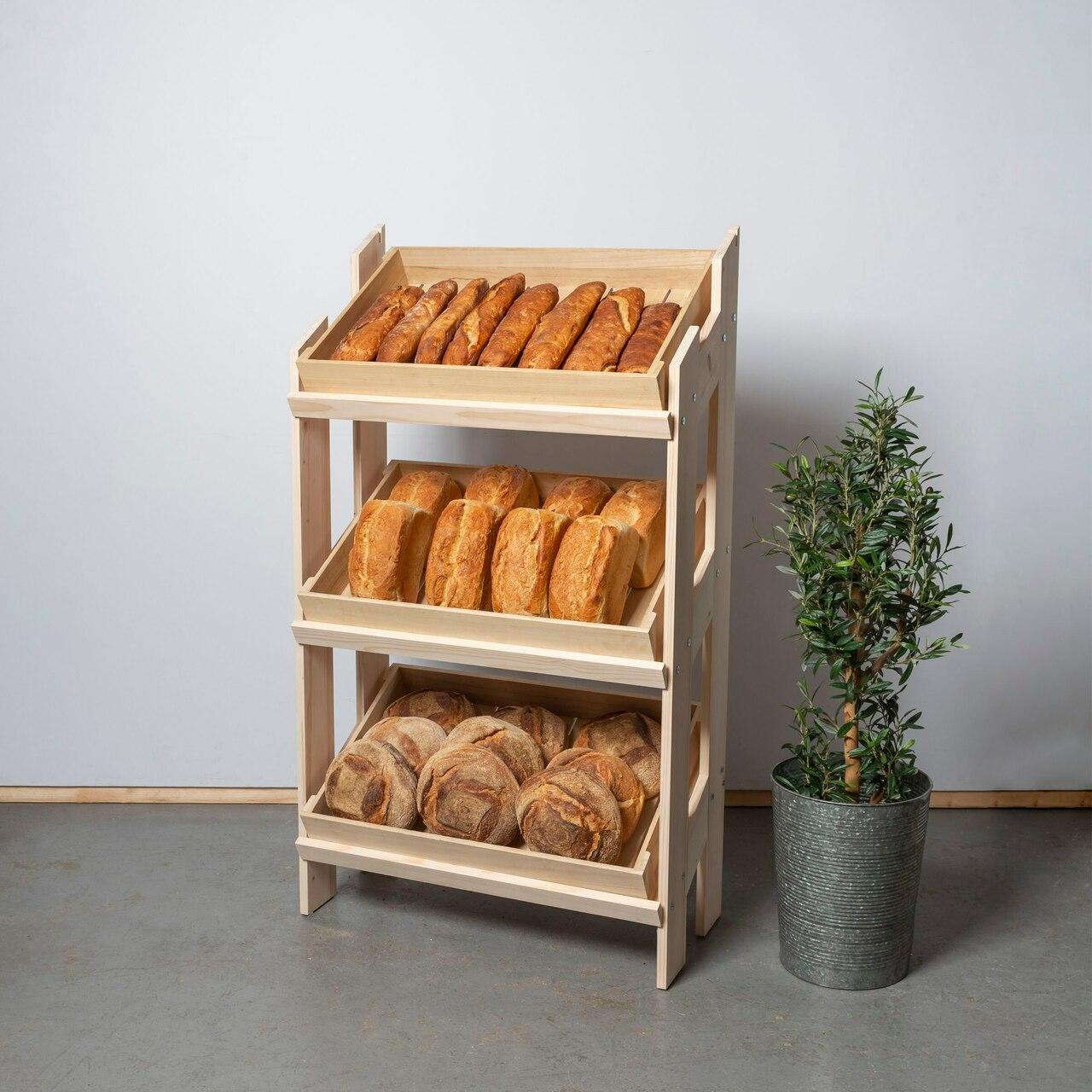 Retail Stand with Wooden Chitting Trays - 820mm pk 1