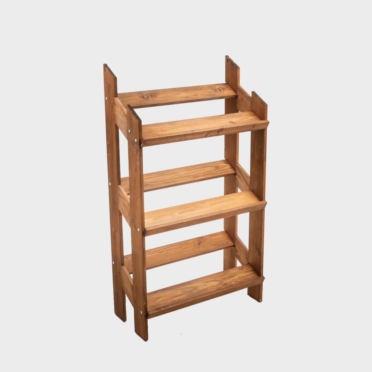 NorWood 3-Shelf Dark Wood Stand 820mm (pk 1)  RN820