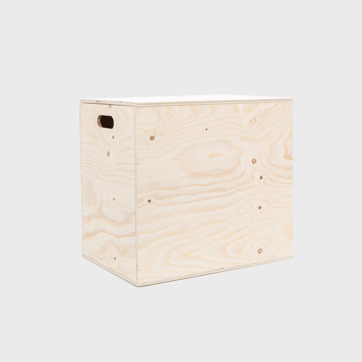 Wooden Hamper Box with Drop On Lid pk 2 W12XN