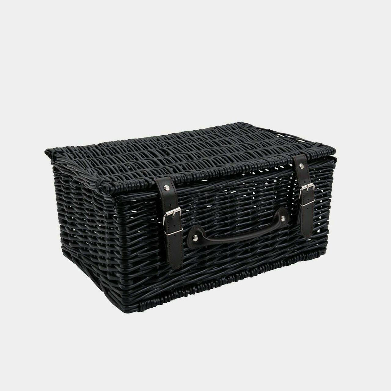 16inch Black Wicker Hampers (pk 1)  WBK16N